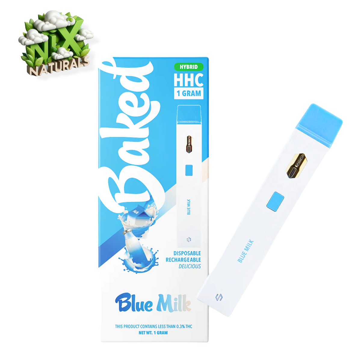 Baked ® | Vape Desechable | HHC | 1G | 1mL | Pluma Wax