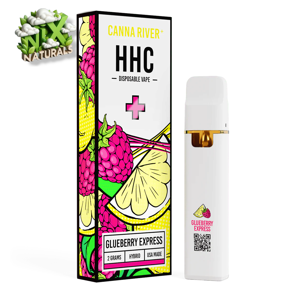 Canna River ® | Vape Desechable | HHC | 2G | 2mL | Pluma Wax