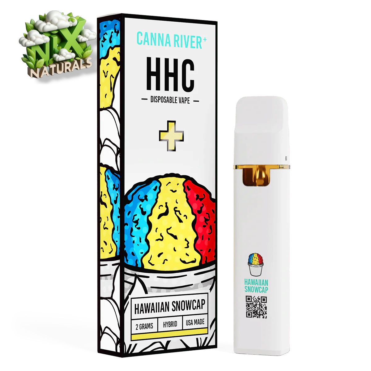 Canna River ® | Vape Desechable | HHC | 2G | 2mL | Pluma Wax