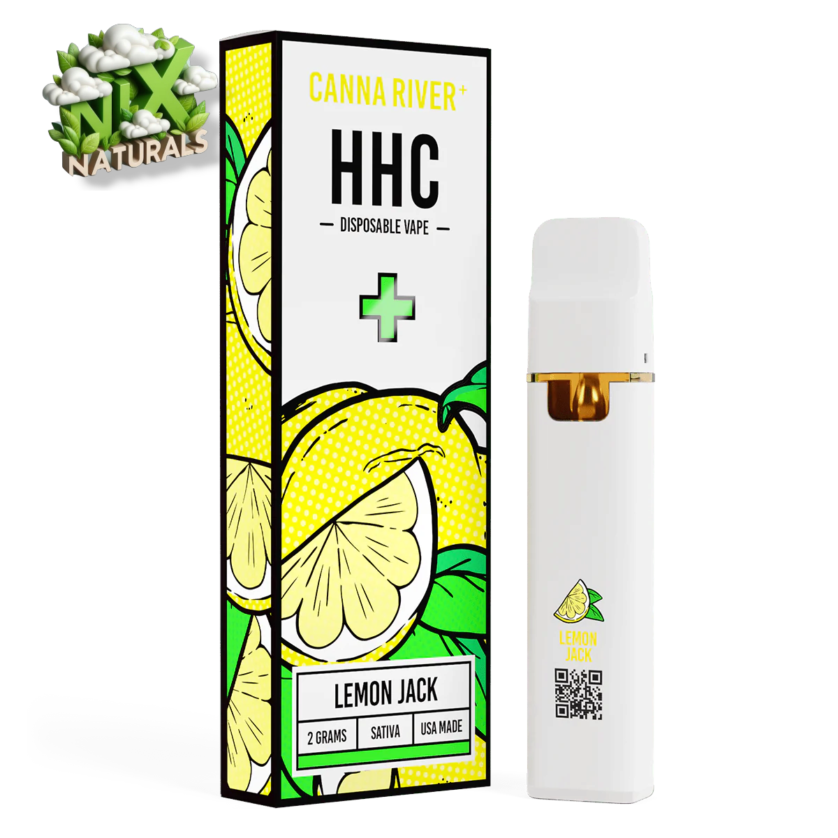 Canna River ® | Vape Desechable | HHC | 2G | 2mL | Pluma Wax