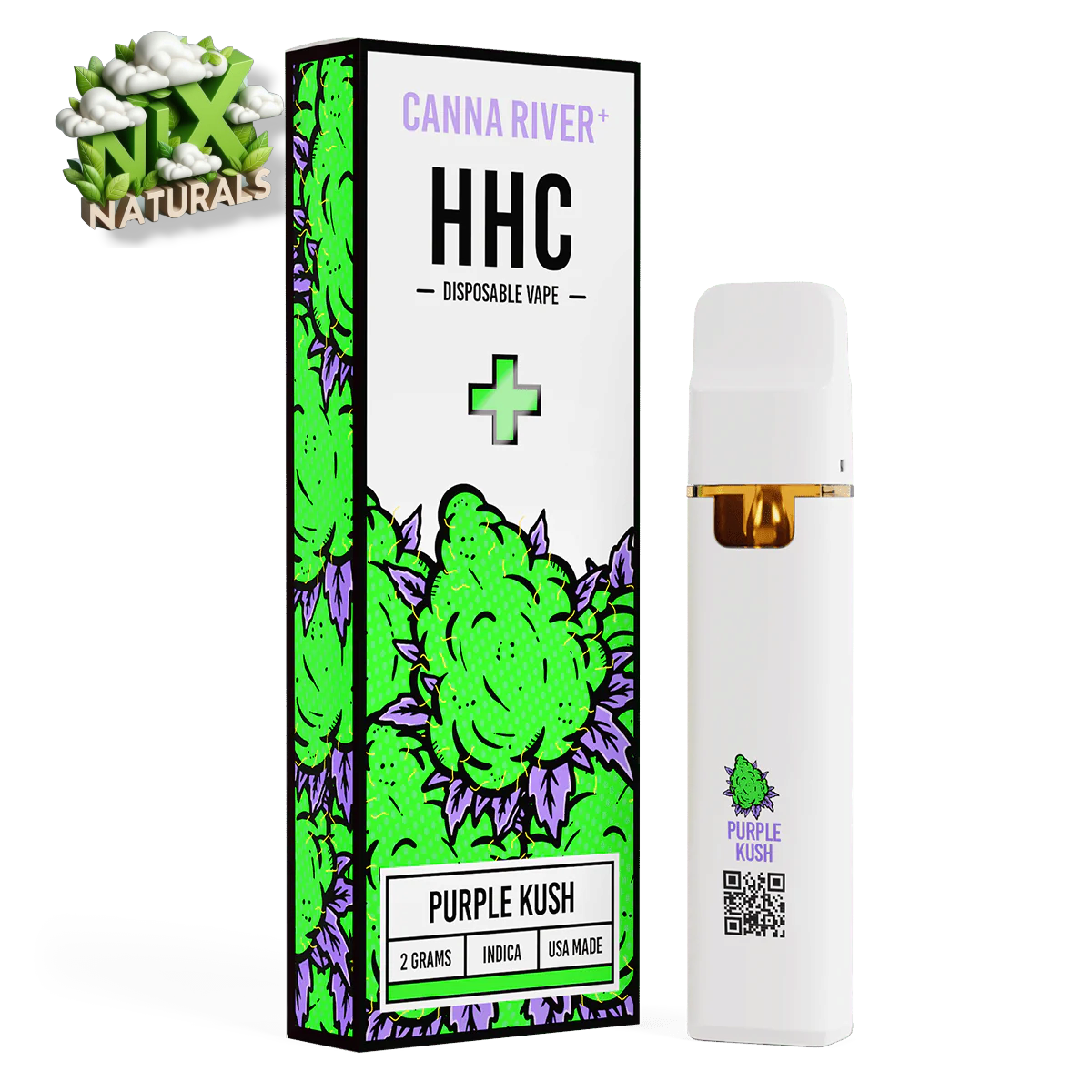 Canna River ® | Vape Desechable | HHC | 2G | 2mL | Pluma Wax