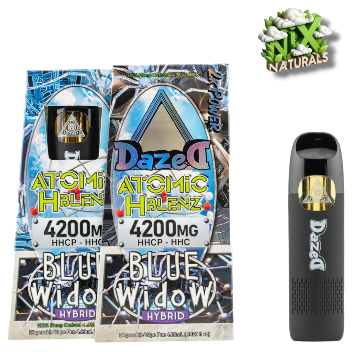 Dazed ® | Vape Desechable | HHC | 3.9G | 4.20mL | Pluma Wax