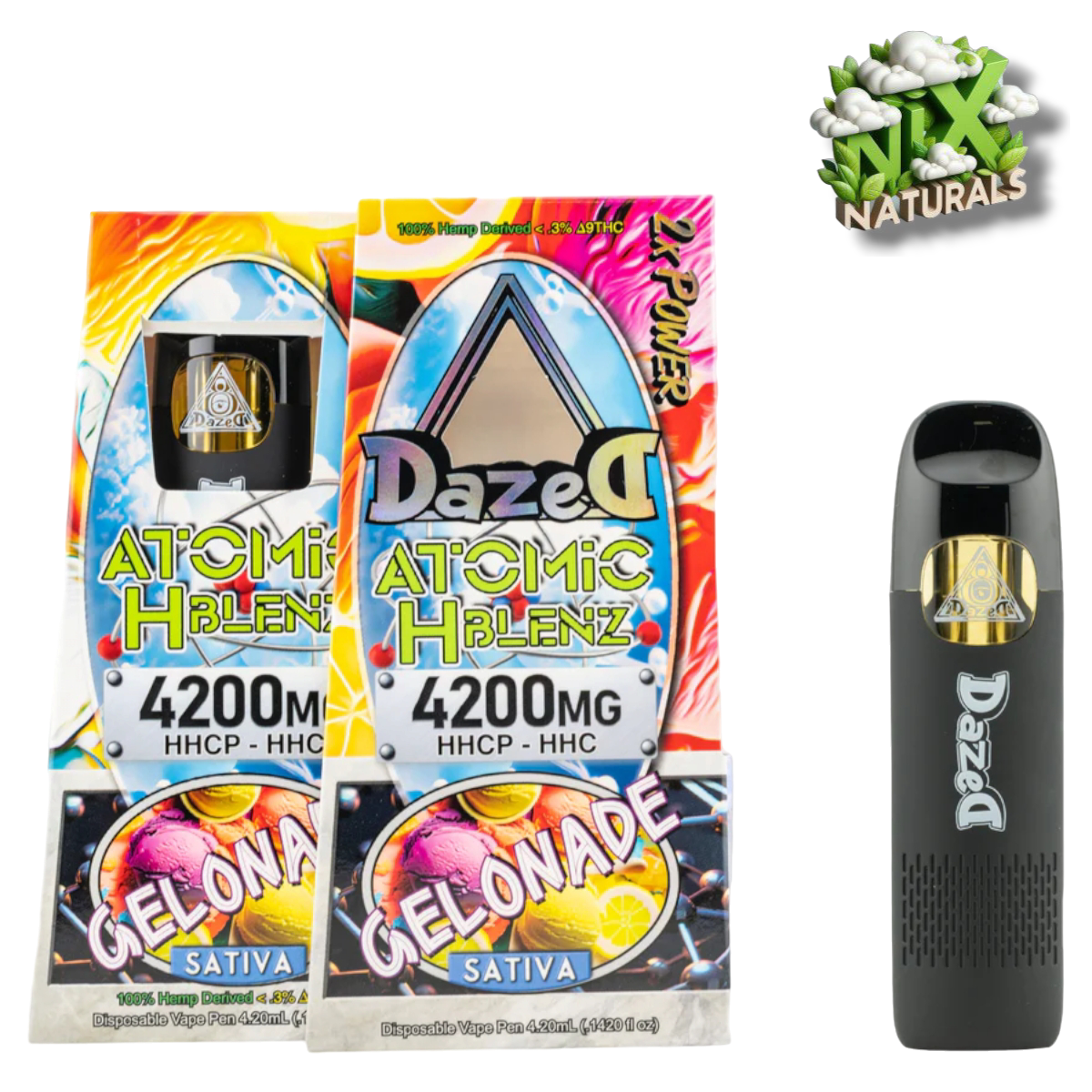 Dazed ® | Vape Desechable | HHC | 3.9G | 4.20mL | Pluma Wax