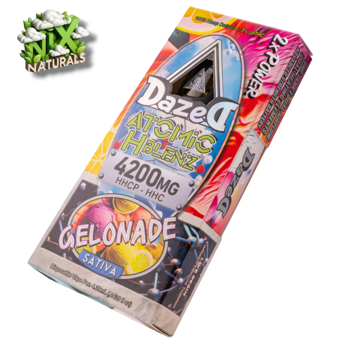 Dazed ® | Vape Desechable | HHC | 3.9G | 4.20mL | Pluma Wax