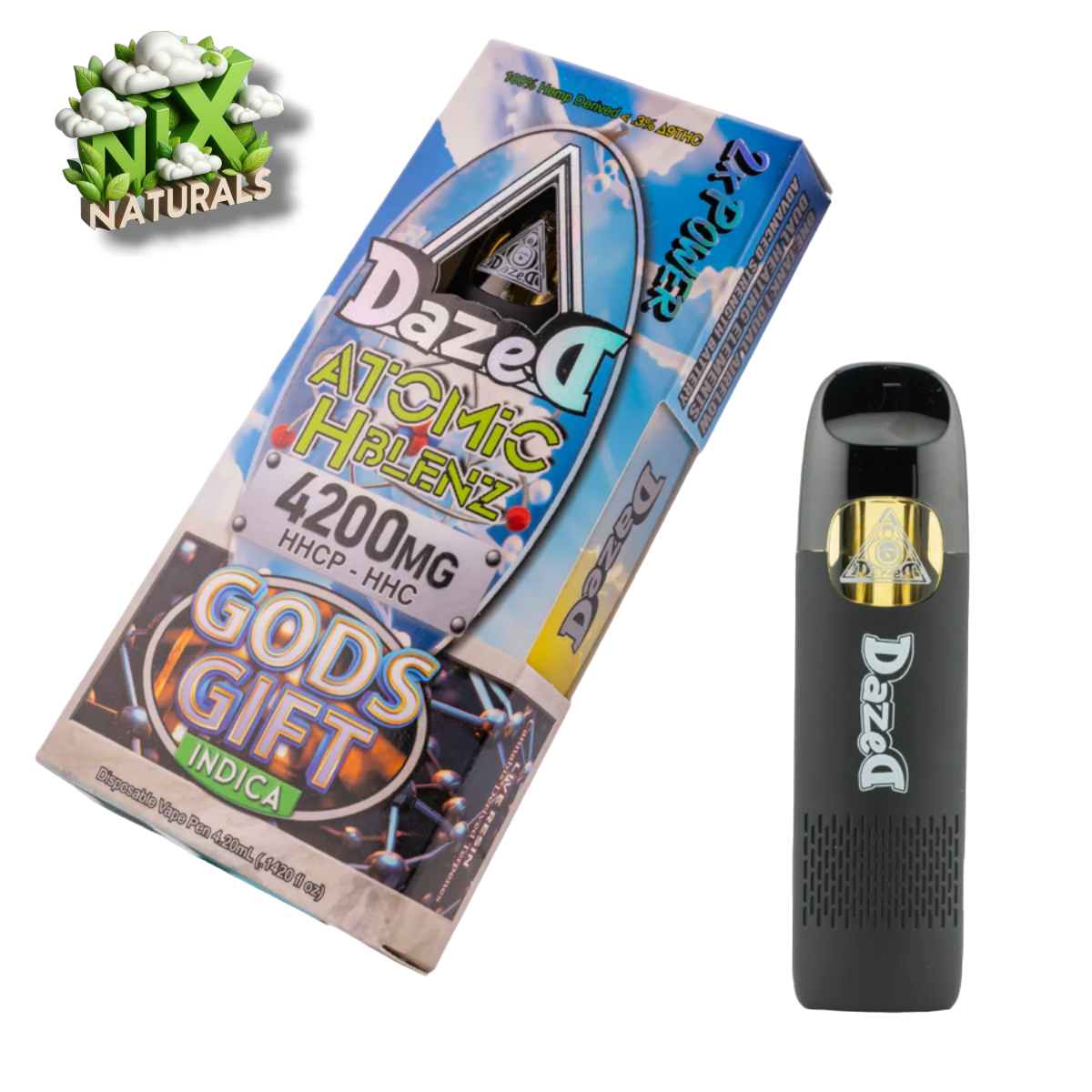 Dazed ® | Vape Desechable | HHC | 3.9G | 4.20mL | Pluma Wax