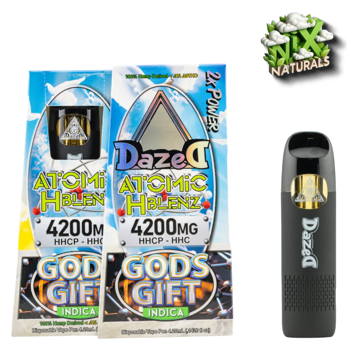 Dazed ® | Vape Desechable | HHC | 3.9G | 4.20mL | Pluma Wax