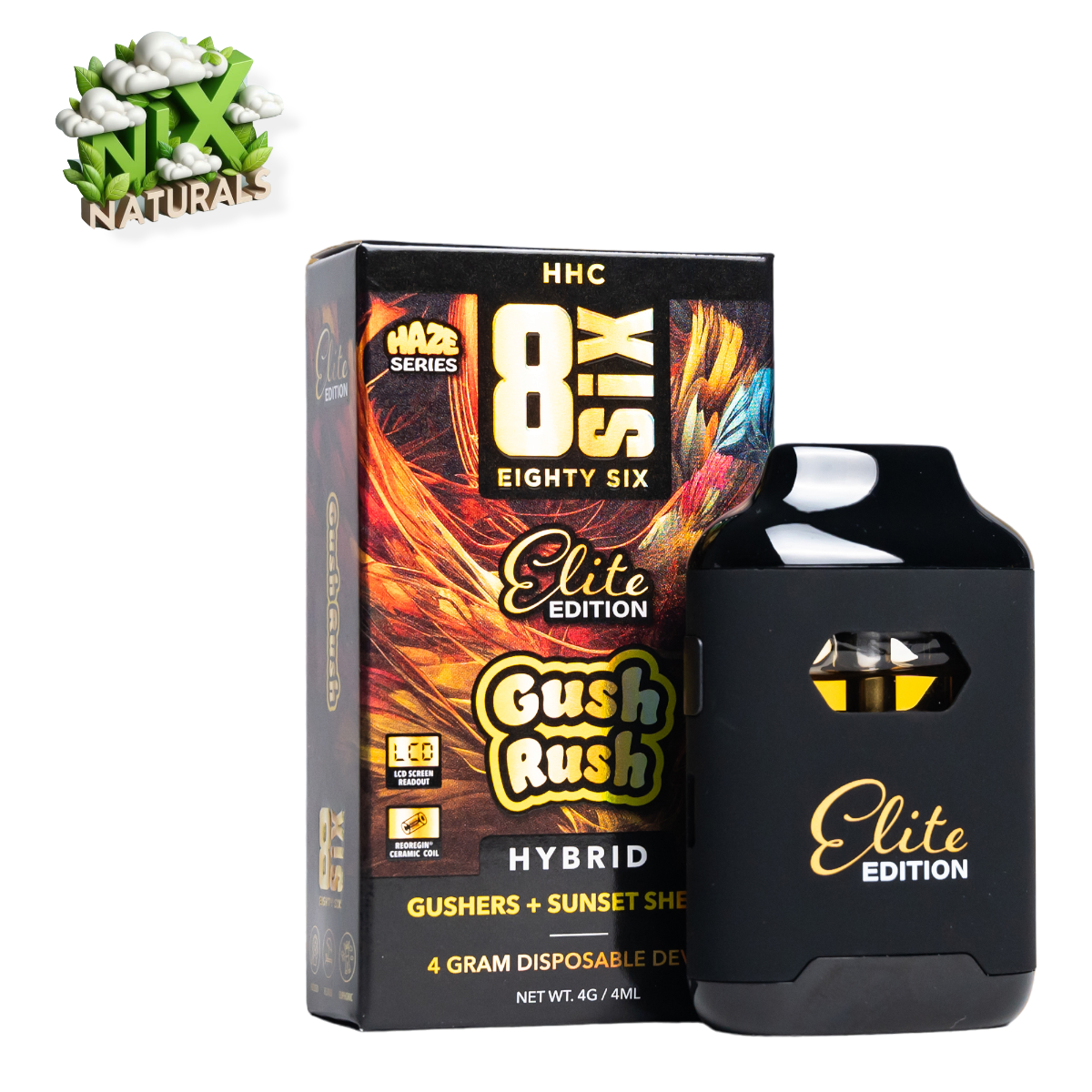 EightySix ® | Vape Desechable | HHC | 4G | 4mL | Pluma Wax