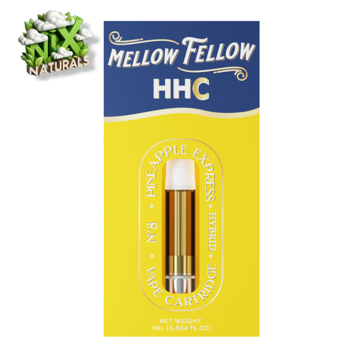 Mellow Fellow ® | Cartucho Wax Desechable | HHC | 1G | 1mL