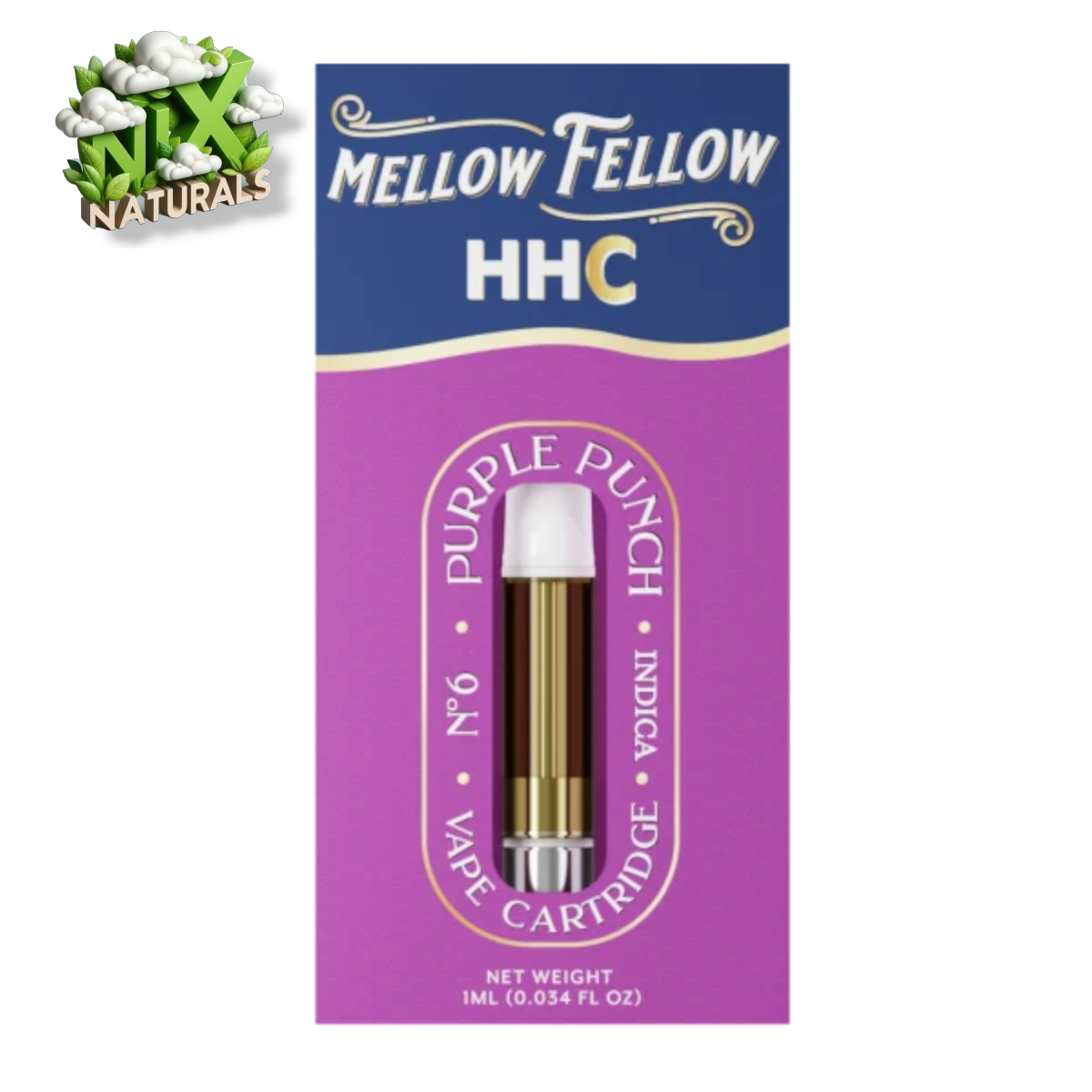 Mellow Fellow ® | Cartucho Wax Desechable | HHC | 1G | 1mL