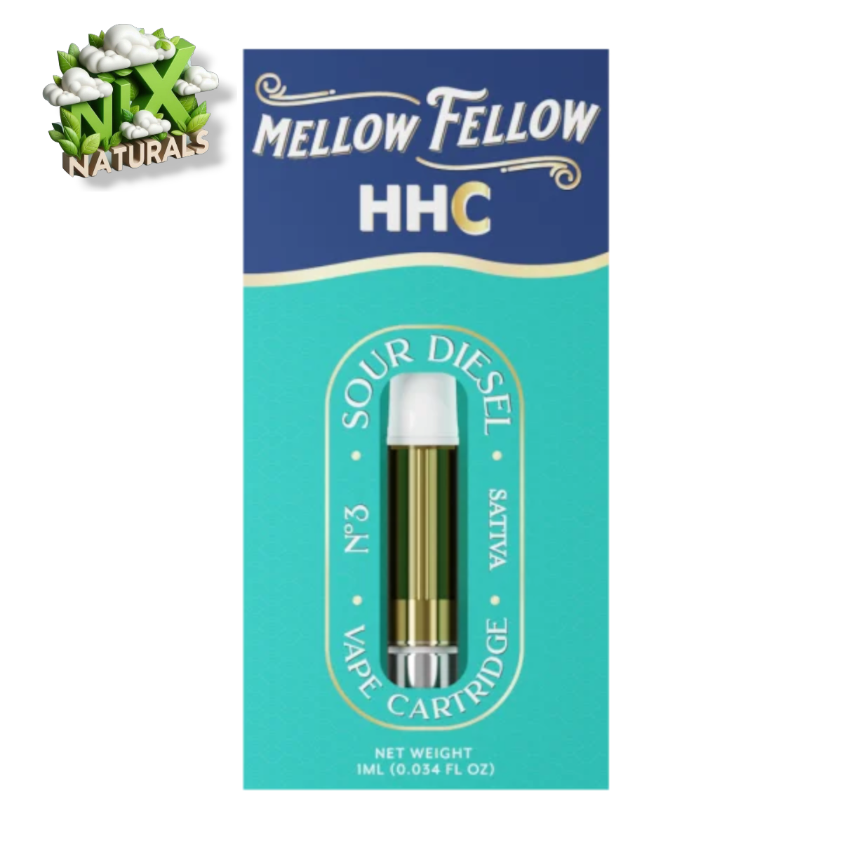 Mellow Fellow ® | Cartucho Wax Desechable | HHC | 1G | 1mL