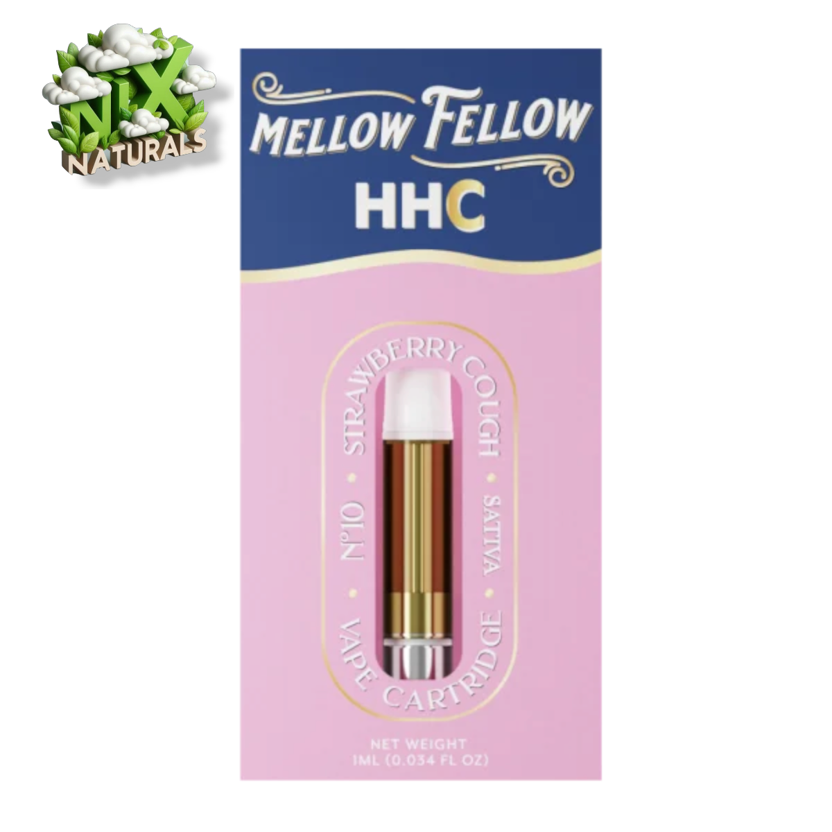 Mellow Fellow ® | Cartucho Wax Desechable | HHC | 1G | 1mL