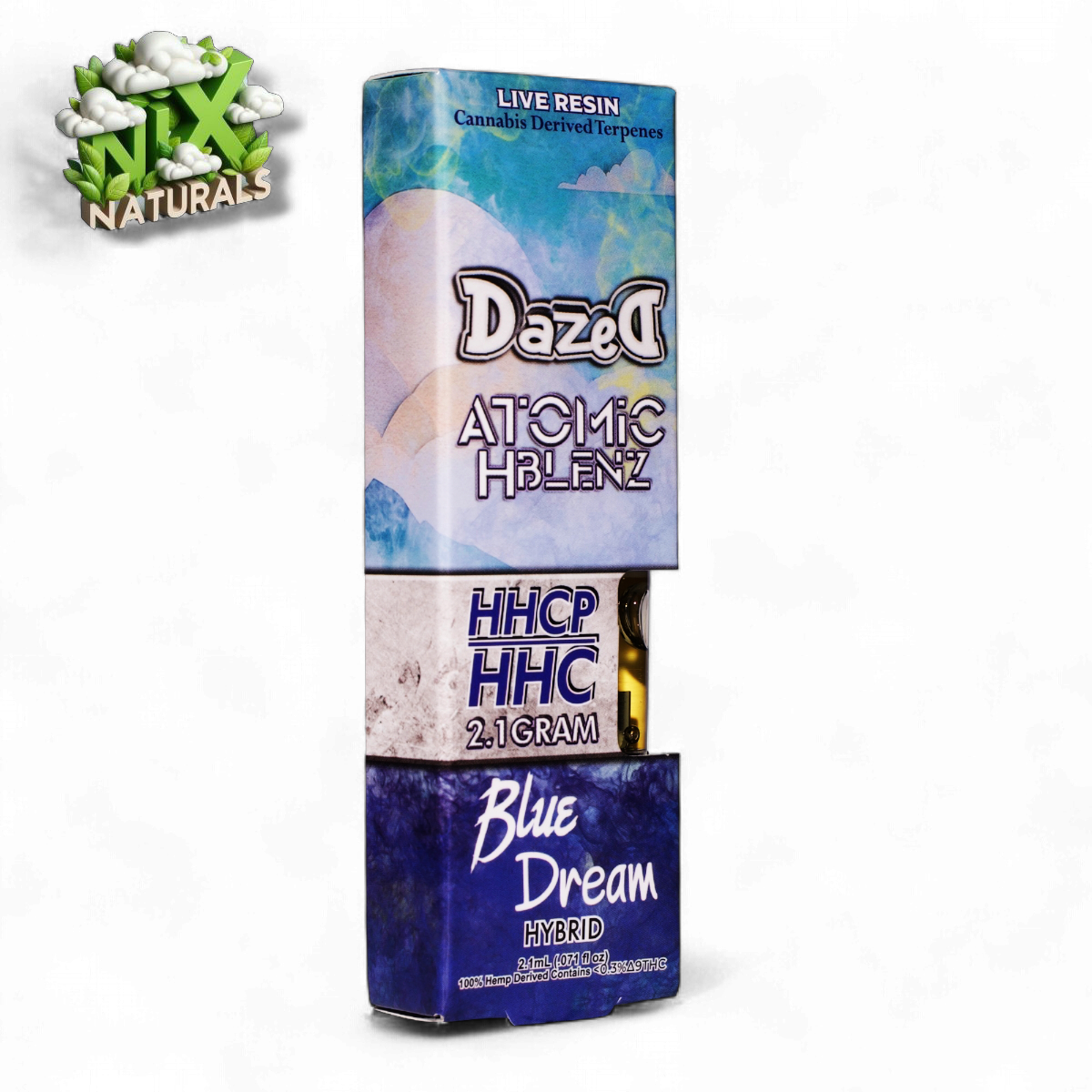 Dazed ® | Cartucho Wax Desechable | HHC + HHCP + Live Resin | 2G | 2mL