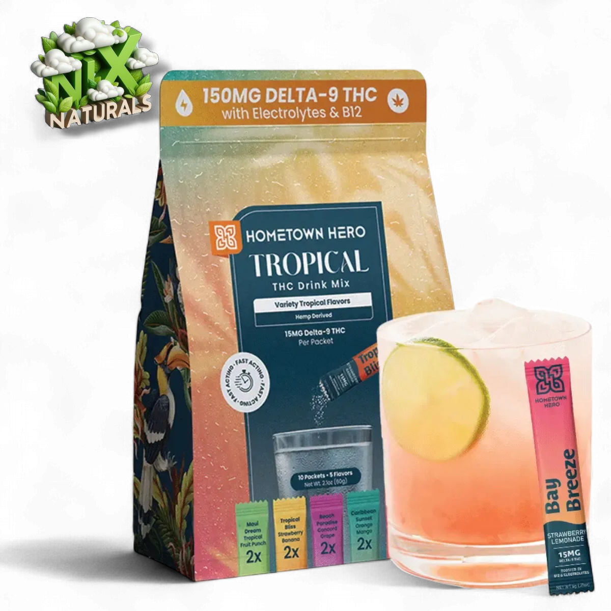 HomeTown Hero ® | Tropical Drink Concentrada | THC | 15mg