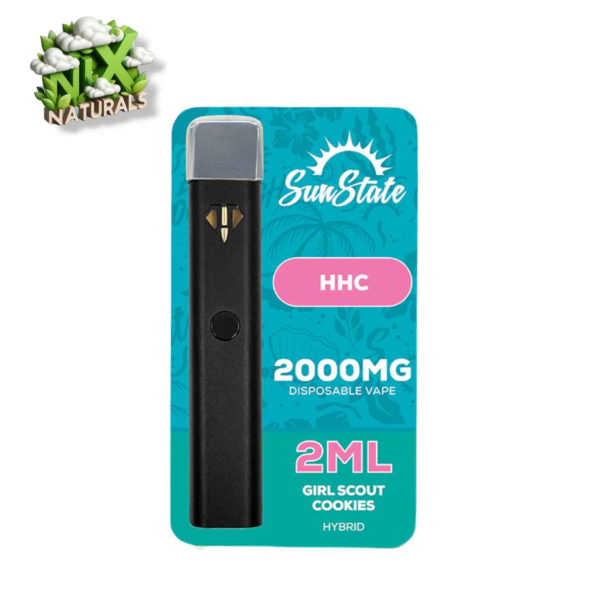 SunState ® | Vape Desechable | HHC | 2G | 2mL | Pluma Wax