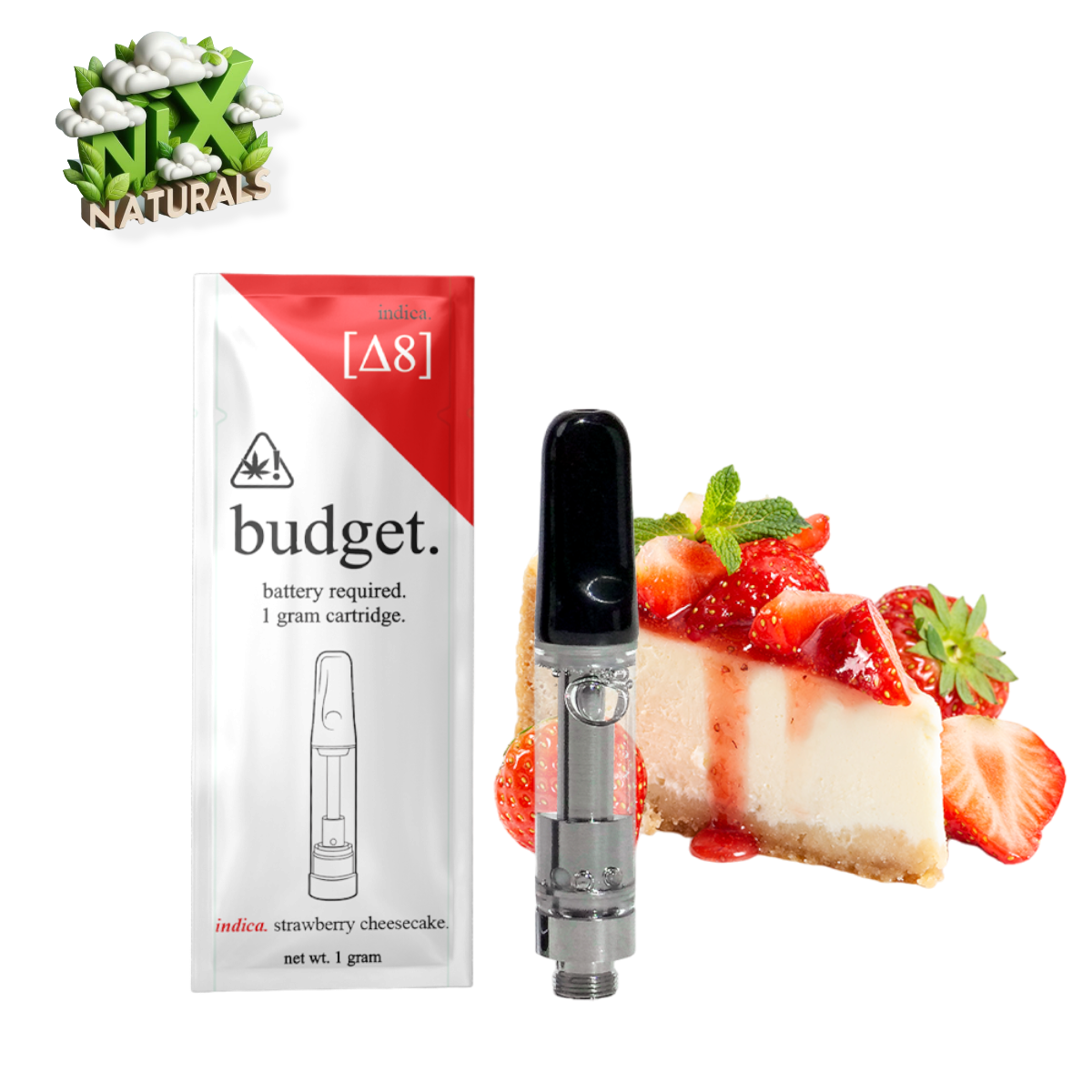 Budget ® | Cartucho Wax Desechable | Delta-8 | 1G | 1mL