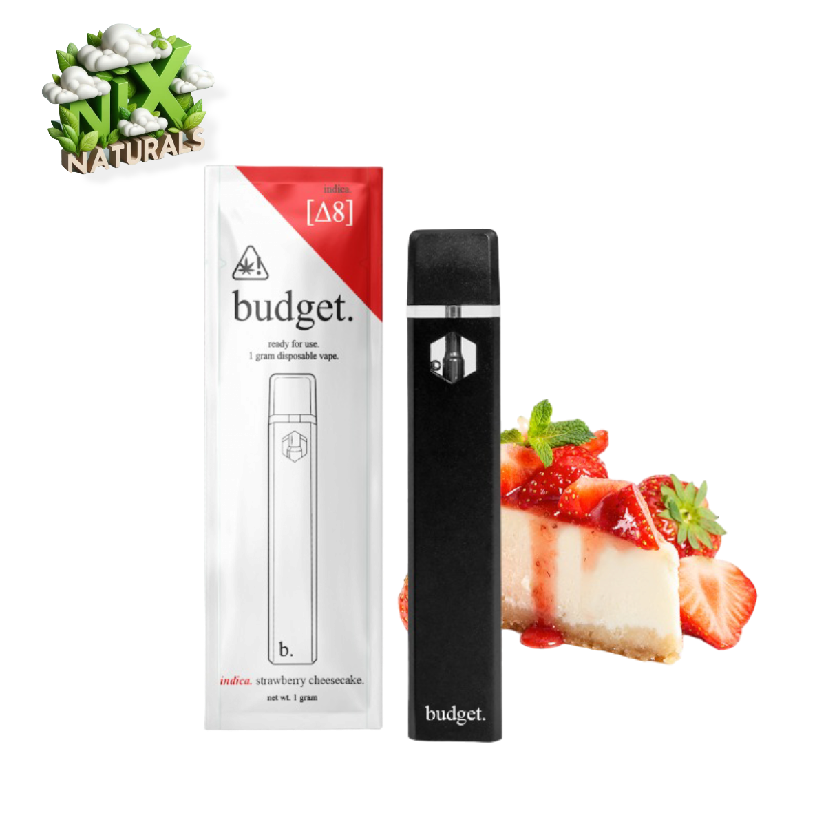 Budget ® | Vape Desechable | Delta-8 | 1G | 1mL | Pluma Wax