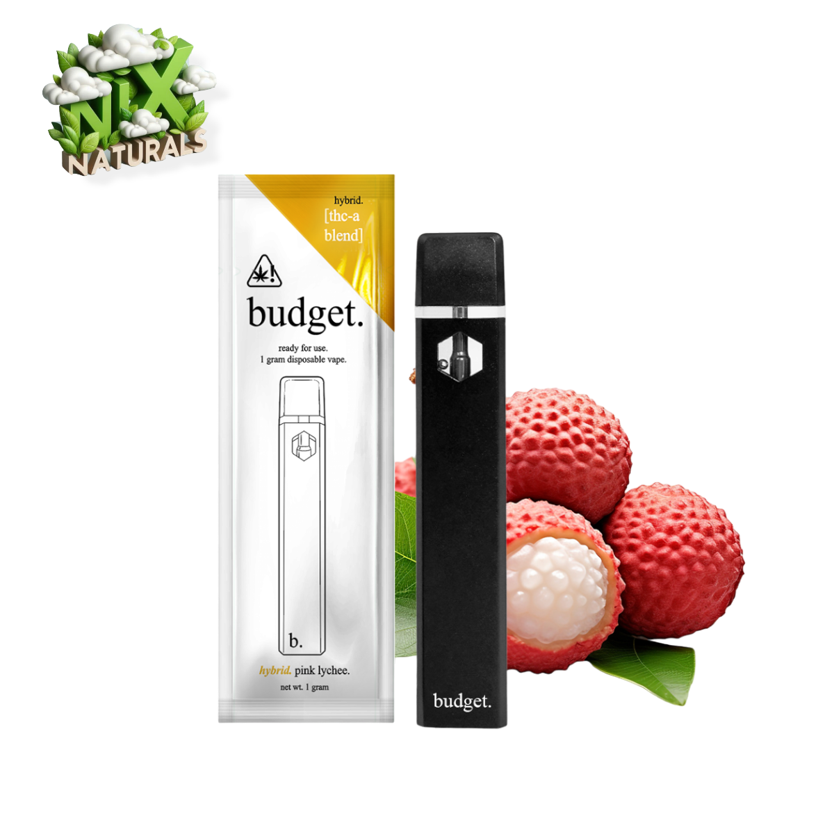 Budget ® | Vape Desechable | THCa | 1G | 1mL | Pluma Wax