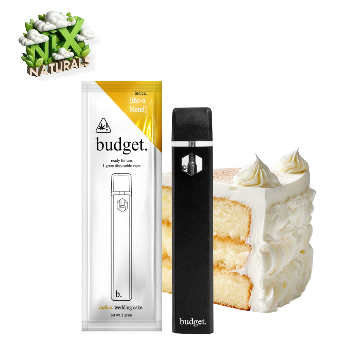 Budget ® | Vape Desechable | THCa | 1G | 1mL | Pluma Wax