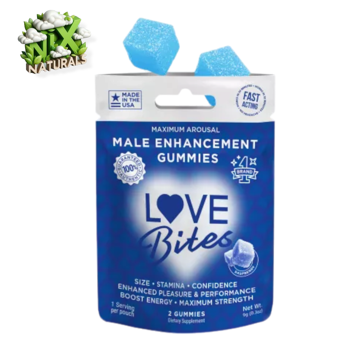 Love Bites ® | Gomitas Enhancement para Hombre