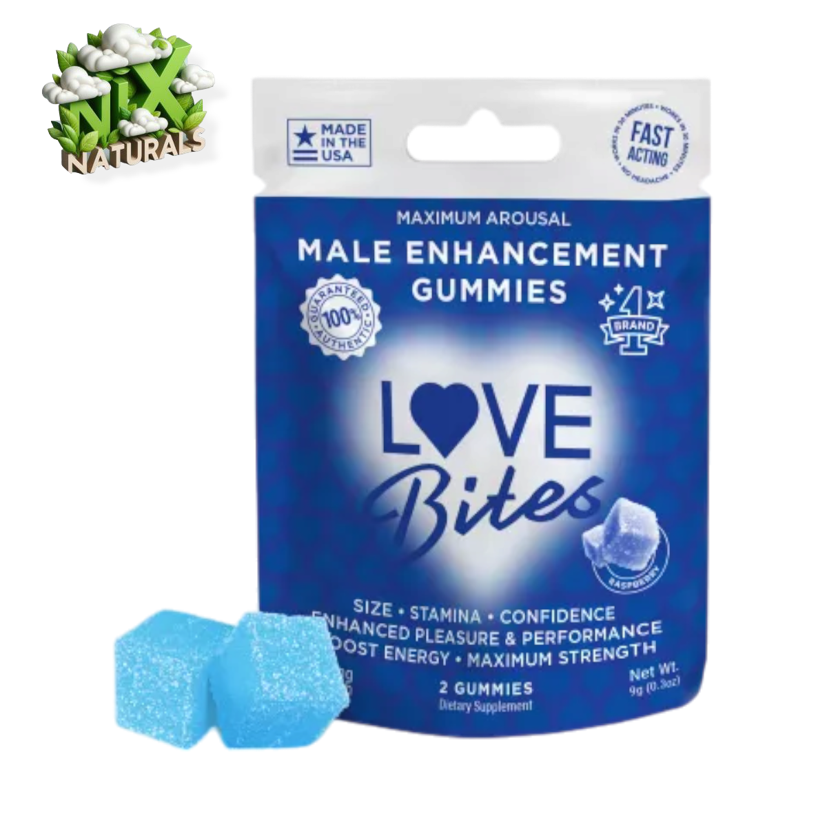 Love Bites ® | Gomitas Enhancement para Hombre