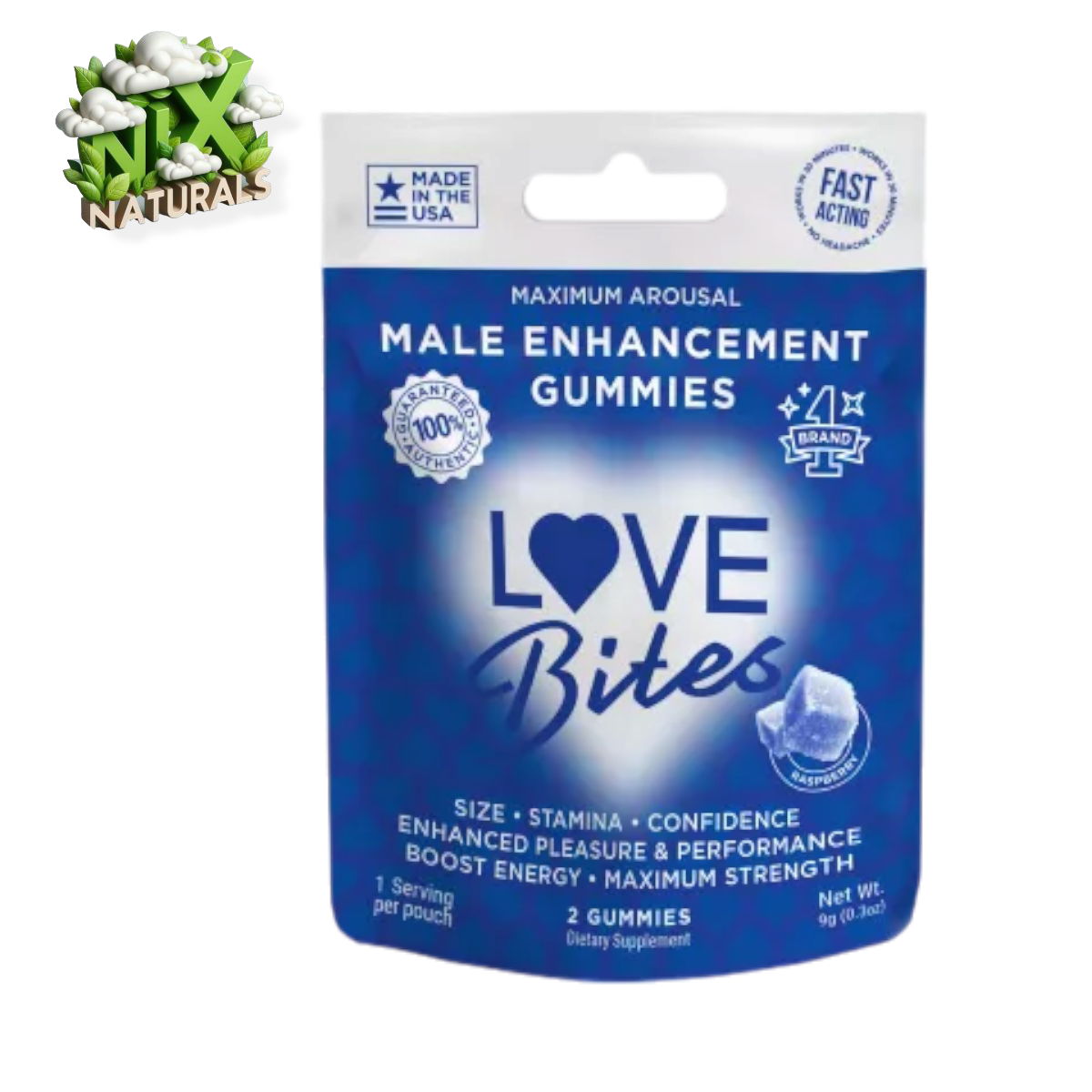 Love Bites ® | Gomitas Enhancement para Hombre